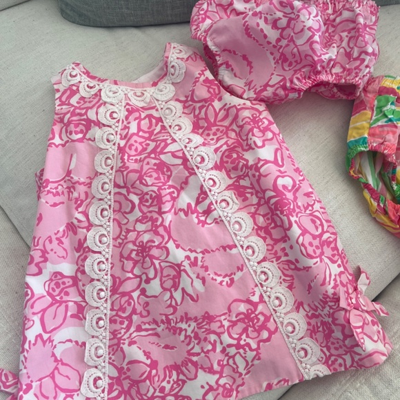 Set of 3 Lily shift dresses and bloomers - Picture 4 of 4